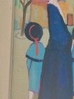 Oil painting on canvas board, Rodolfo Marma "The Nuns" Saint-E