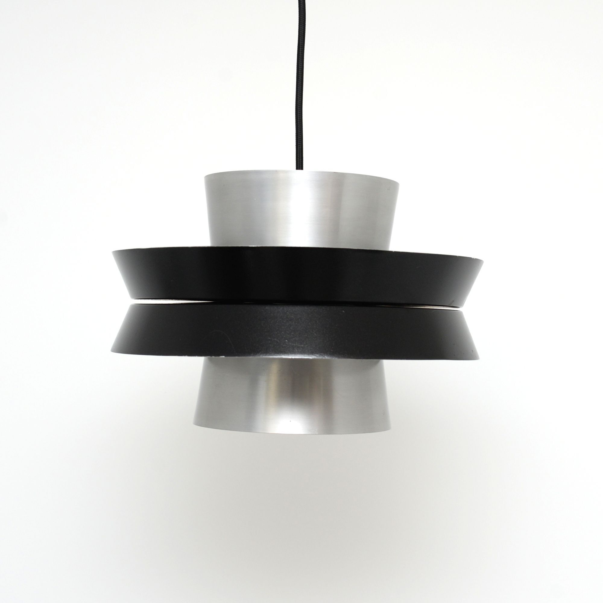 Silver lamp in the style of Trava by Carl Thore, 1960s