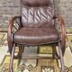Bamboo rocking chair from the 1970s