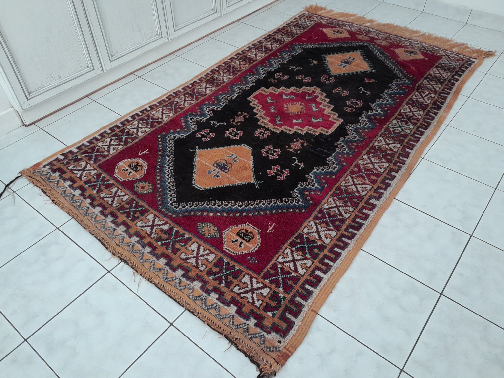 Berber carpet Taznakht handmade 246x145cm