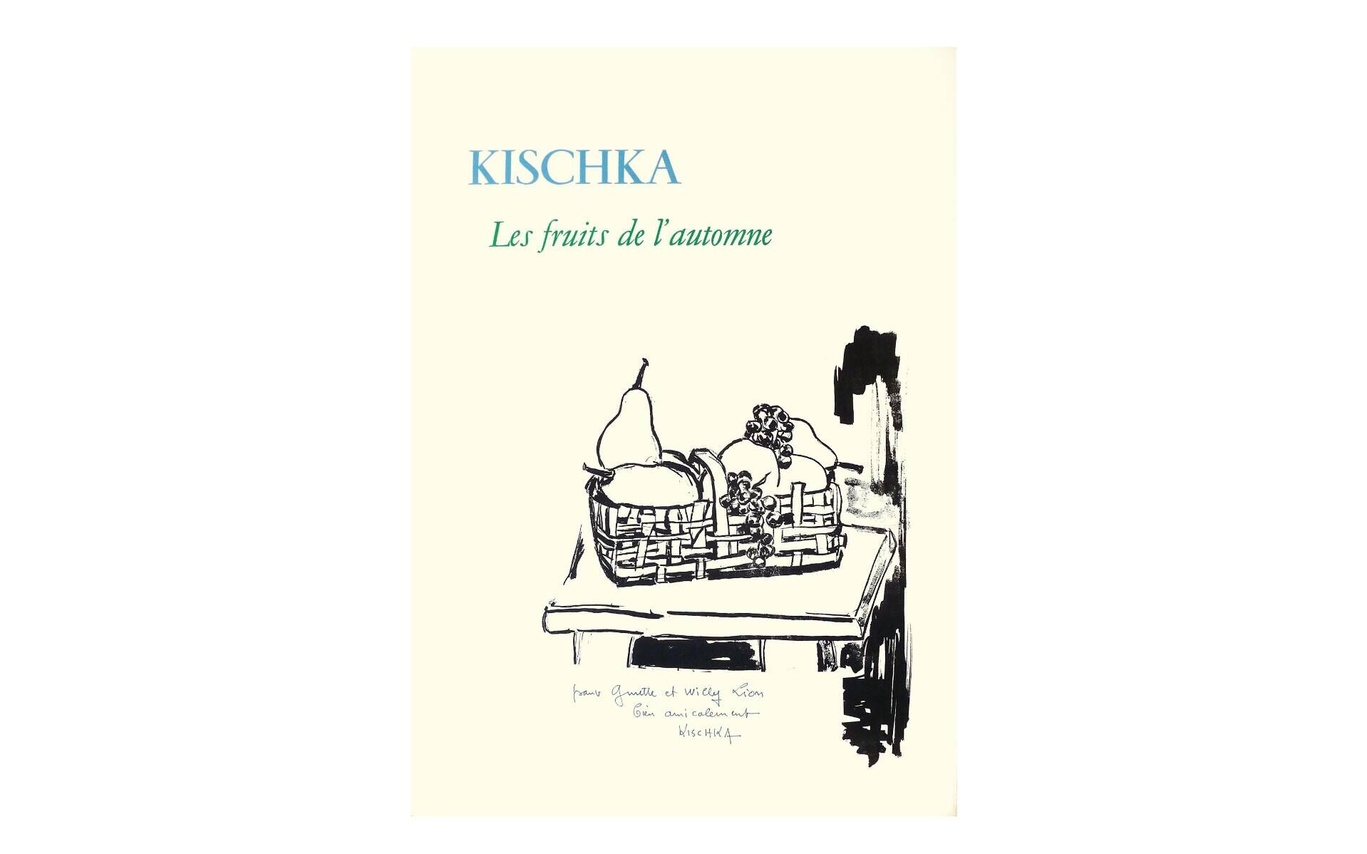 "The fruits of autumn" lithograph by Isis Kischka