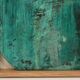 Relief panel "Step out of the frame!" in patinated wood. Contemporary.