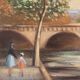 Michel PABOIS : Paris, Pont Neuf, huile sur toile originale signée