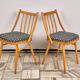 Set of 2 H-214 Dining Chairs by Jindřich Halabala, 1930s, Czechoslovakia