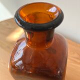 Amber Square Apothecary Bottle