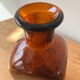 Amber Square Apothecary Bottle
