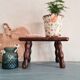 Mini old wooden farmhouse bench