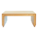 Ruudjan Kokke Dutch design slat bench sidetable, 1980s