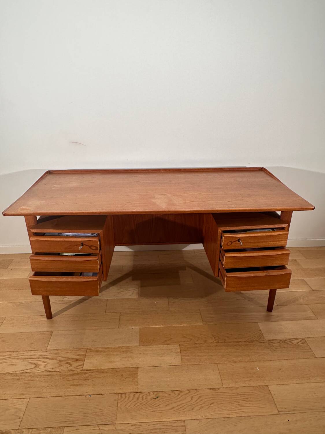 Mid-century Teak desk by Peter Løvig Nielsen