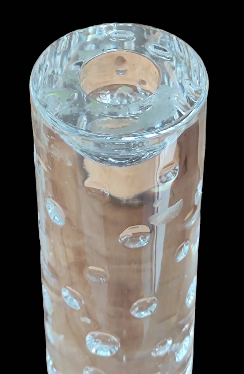 Bubble crystal candle holder JG Durand