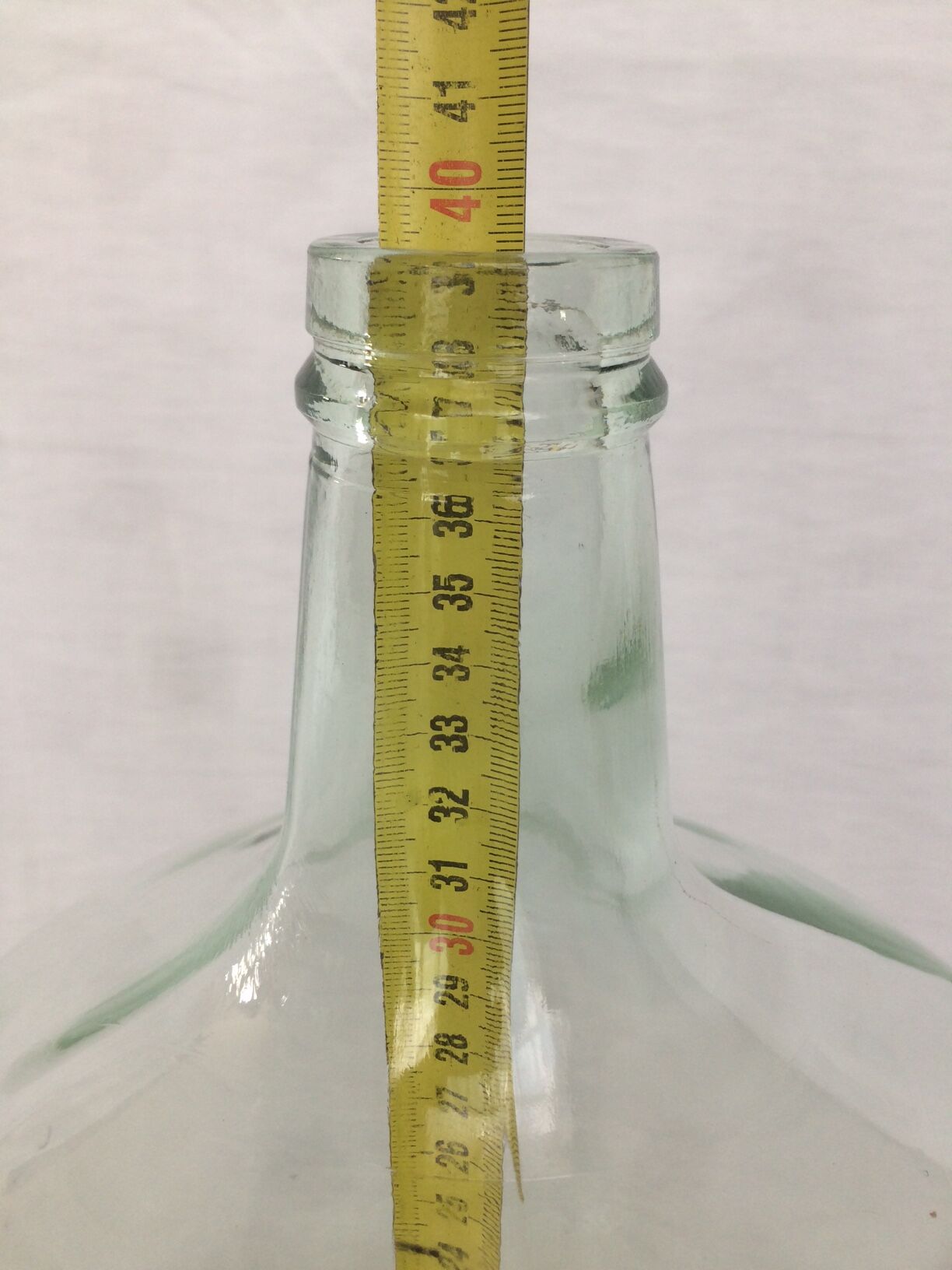 Dame-jeanne de 10 L transparente de forme Vireza