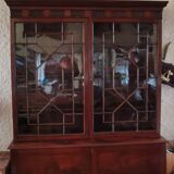 Mahogany showcase bookcase