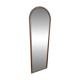 Round wooden mirror