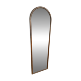Round wooden mirror