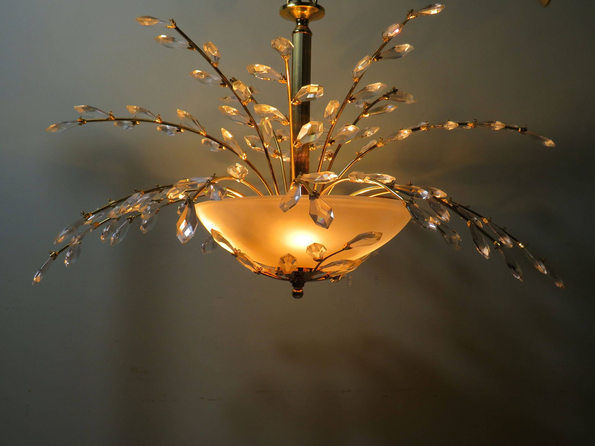 Hollywood Regency style vintage chandelier