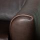 Canapé deux places vintage DS-47 par De Sede, siège extensible en cuir Neck 1970