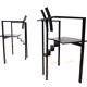KFF Trix Memphis set of two dining chairs by Karl Friedrich Förster, 1988