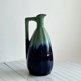 Bottle, pitcher, Denbac style ceramic.