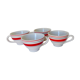 4 bowls of vintage French cider