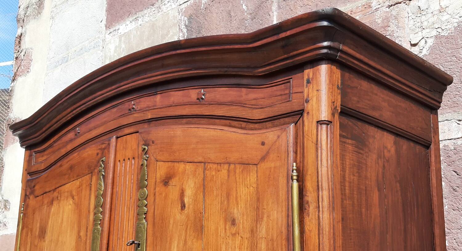"Gendarme Hat" wardrobe, Louis XV.