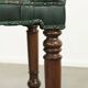 Chaise de bureau Chesterfield de style anglais en cuir vert