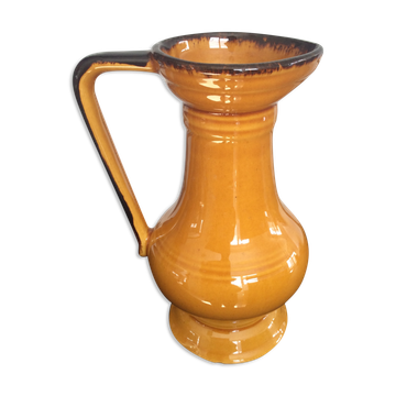 Vintage ceramic jug signed