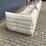 100% authentic Ligne Roset Togo 1.2z & hoek in Beige leather