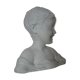 Laughing child bust after Donatello in Sèvres biscuit