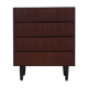 Mahogany chest of drawers, Danish design, 1970s, manufacture: Omann Jun