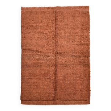 Tapis berbère marocain en terre cuite 4x7 129x218 cm SK240948