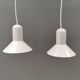 A pair of Confetti lamps designed by Claus Bonderup 1980s Denmark.
