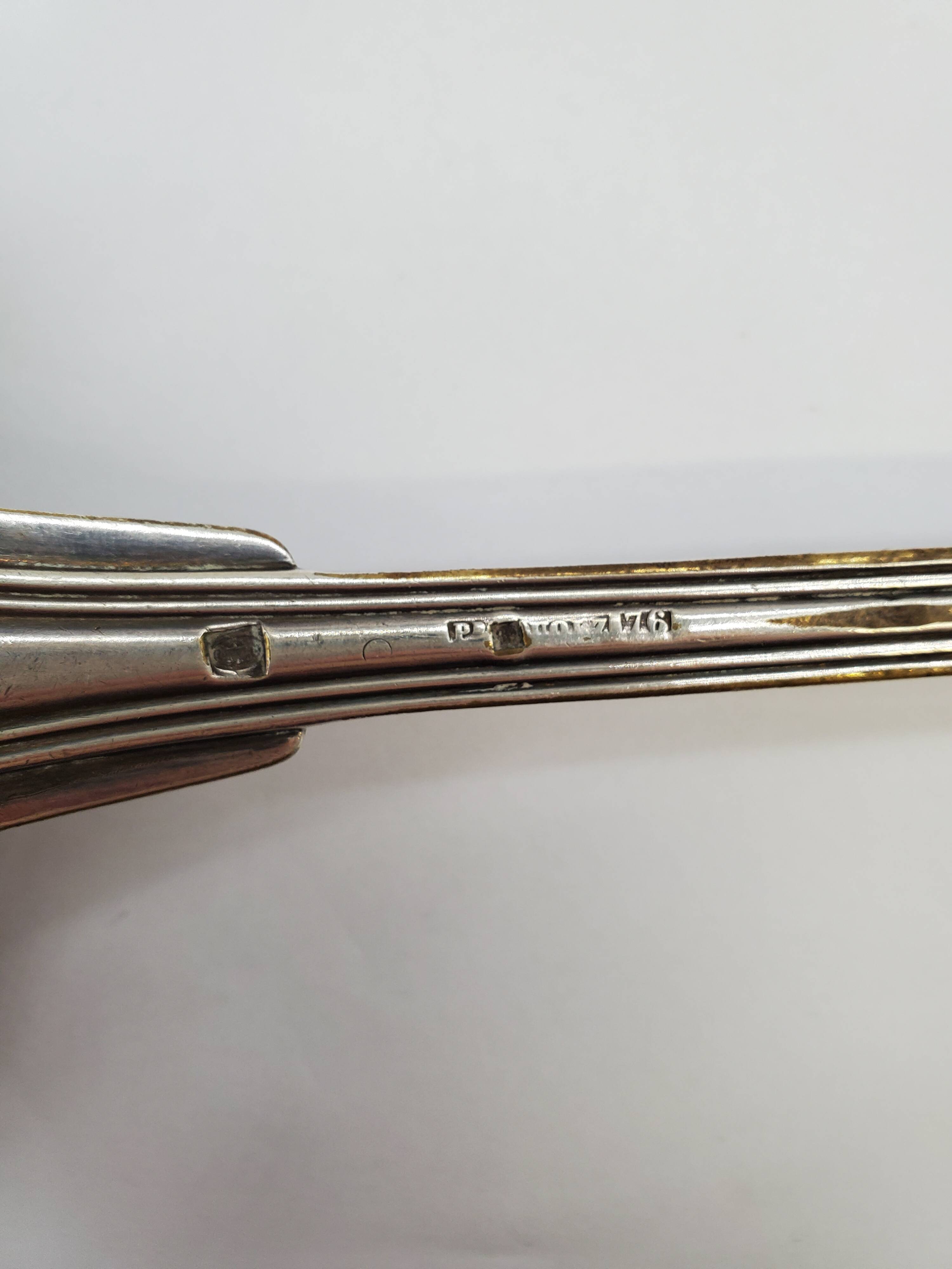 Silver-plated ladle