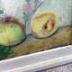 Oil on panel. our fishes