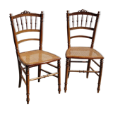 Pair of canne chairs