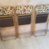 Lafuma folding chairs brass