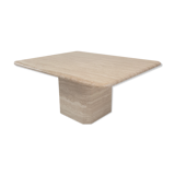 Italian Travertine Coffee Table, 1980s