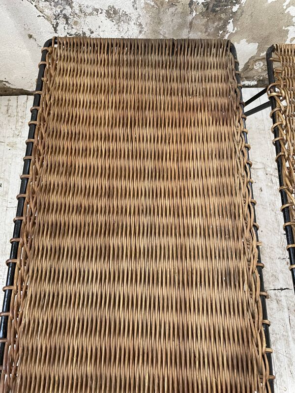 Duo de tables osier RaouDuo de tables osier Raoul Guysl Guys