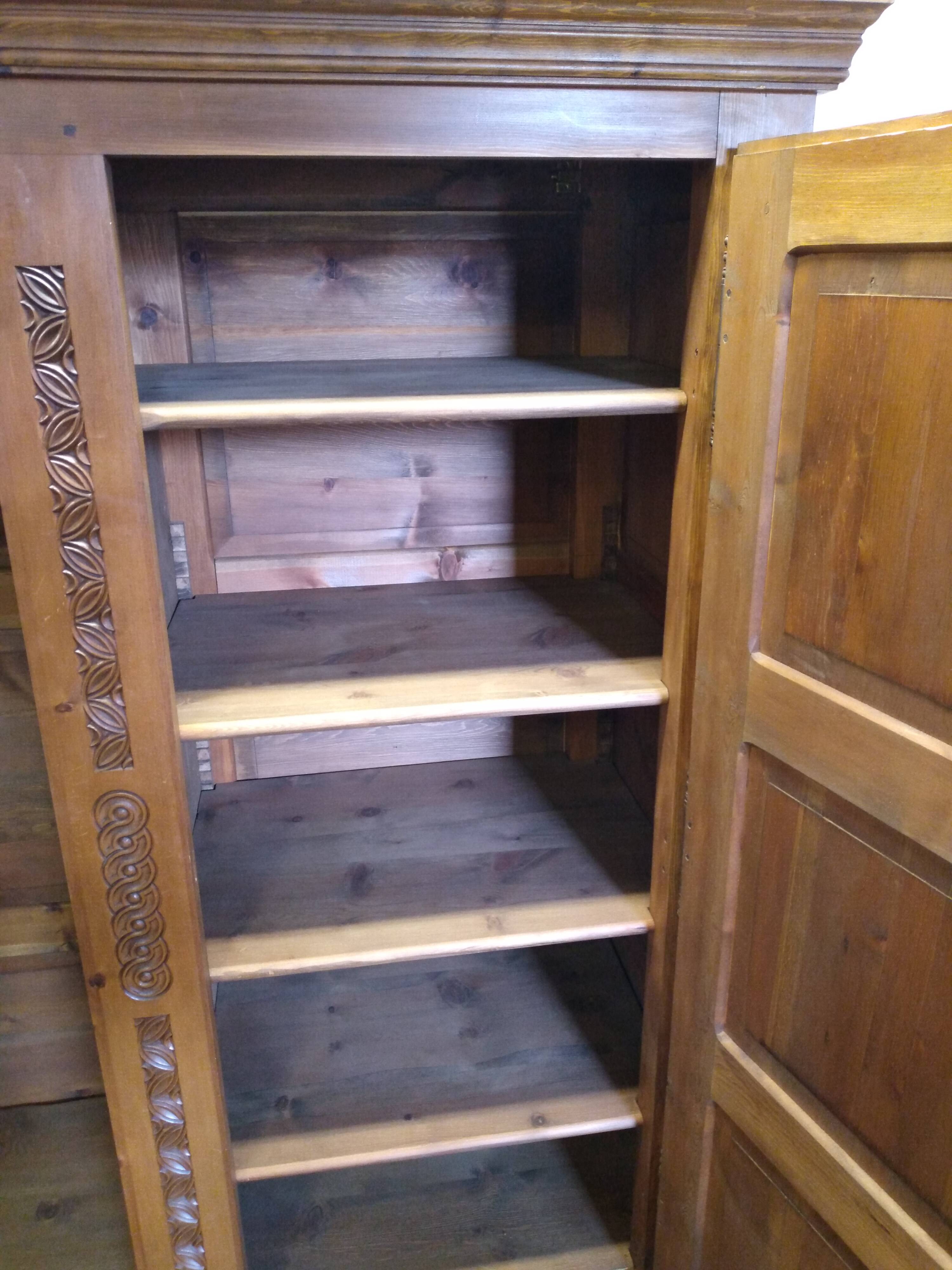 Carved wooden cabinet