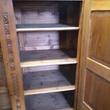 Carved wooden cabinet