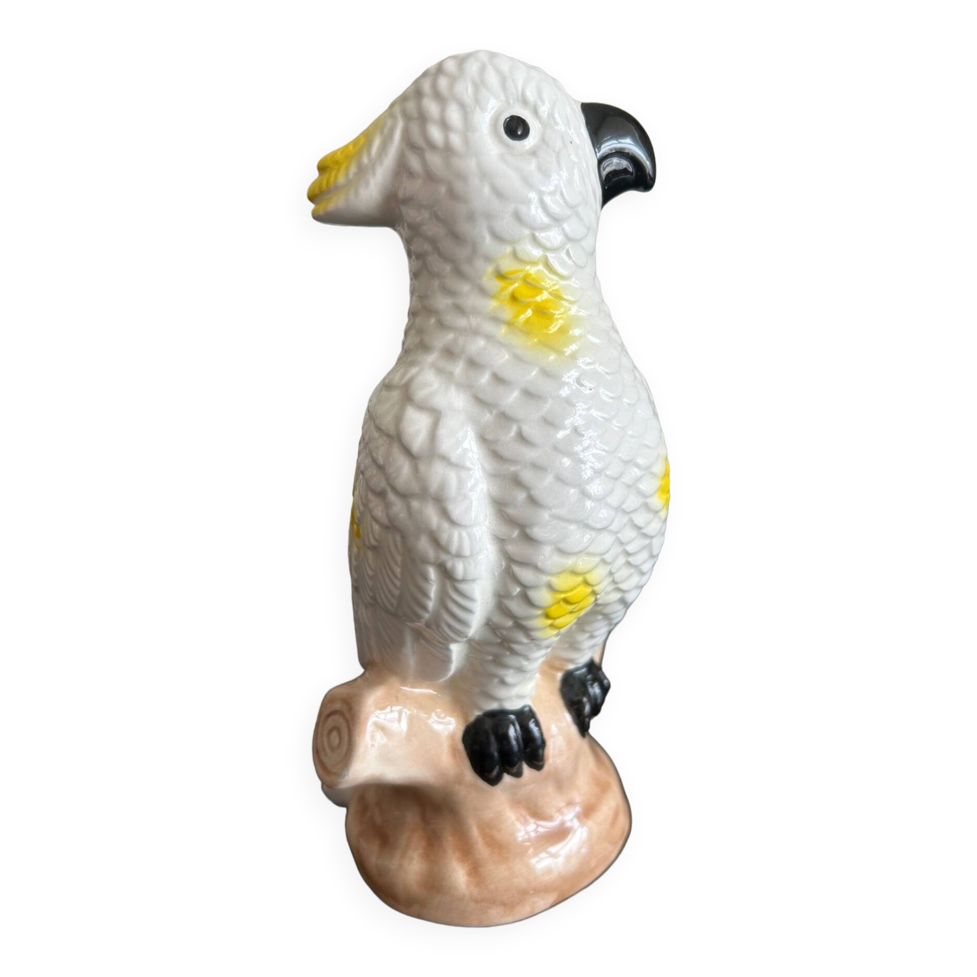 Vintage ceramic parrot