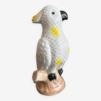 Vintage ceramic parrot