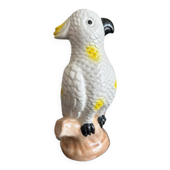 Vintage ceramic parrot