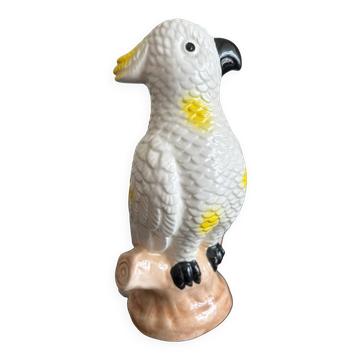 Vintage ceramic parrot