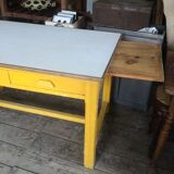 Yellow kitchen table