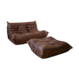 Sofa and pouf by Michel Ducaroy for Ligne Roset