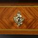 Small desk table in rosewood and rosewood marquetry, Louis XVI style – early 20th century.