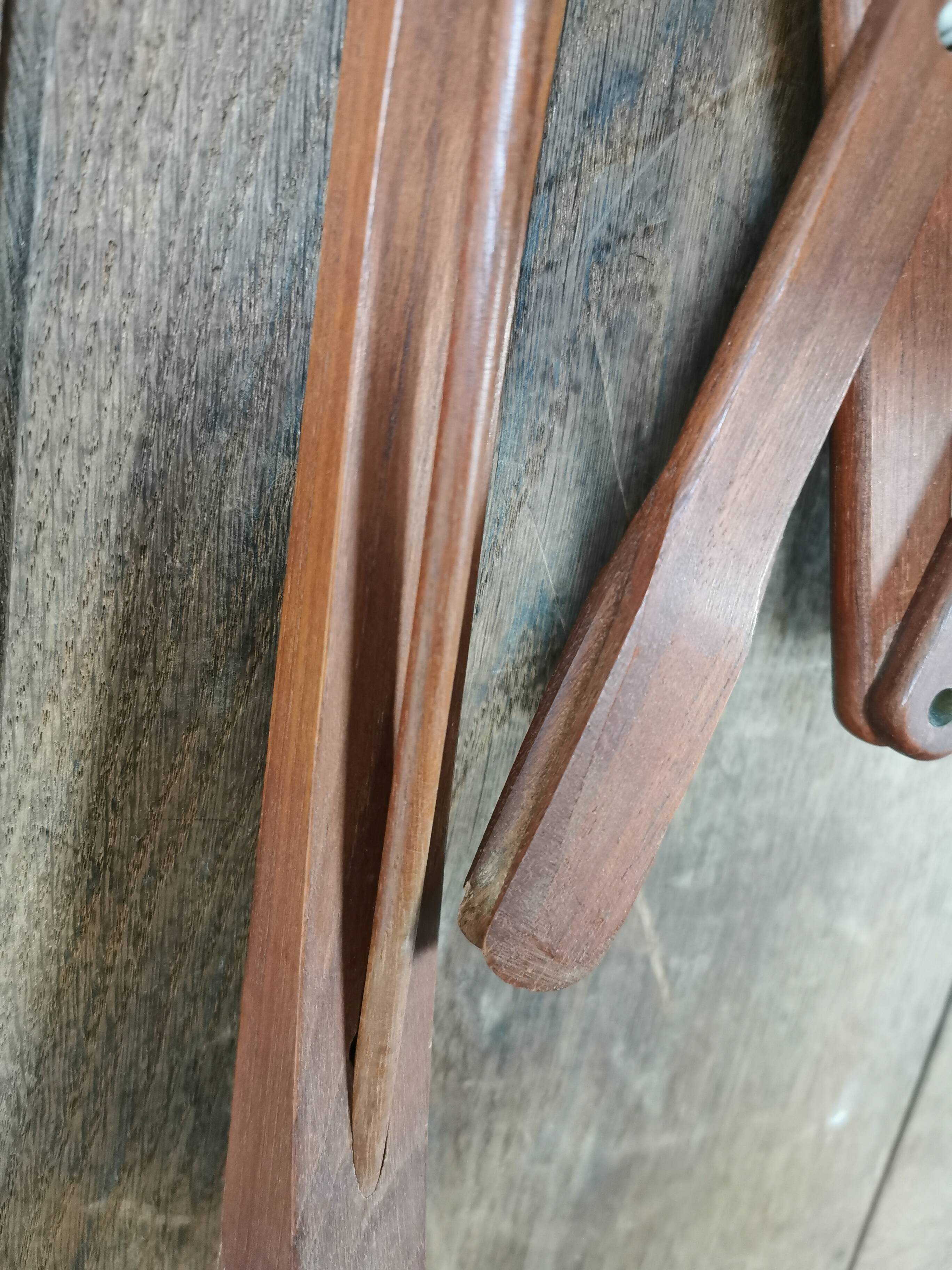 Danish teak scissor wall light circa 1960