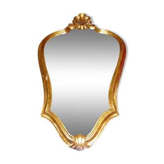 Miroir doré rétro 33x50cm