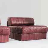 De Sede DS 88 modular sofa leather patchwork Switzerland 1970s