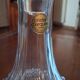 Antique Cristal d’Arques carafe with stopper – cut crystal